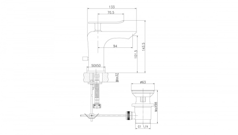 Смеситель Lemark Contest LM5806CW хром/белый