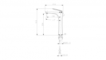 Смеситель Lemark Bellario LM6809C хром