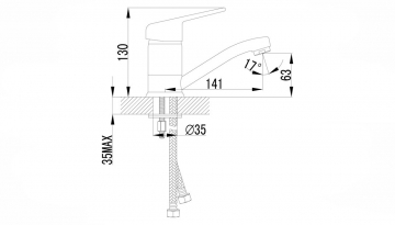 Смеситель Lemark Luna LM4107C хром