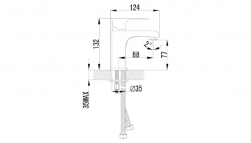 Смеситель Lemark Plus Factor LM1606C хром