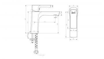 Смеситель Lemark Ursus LM7206BL черный